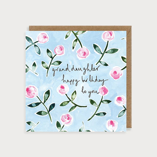 Rose Buds Granddaughter Birthday Card