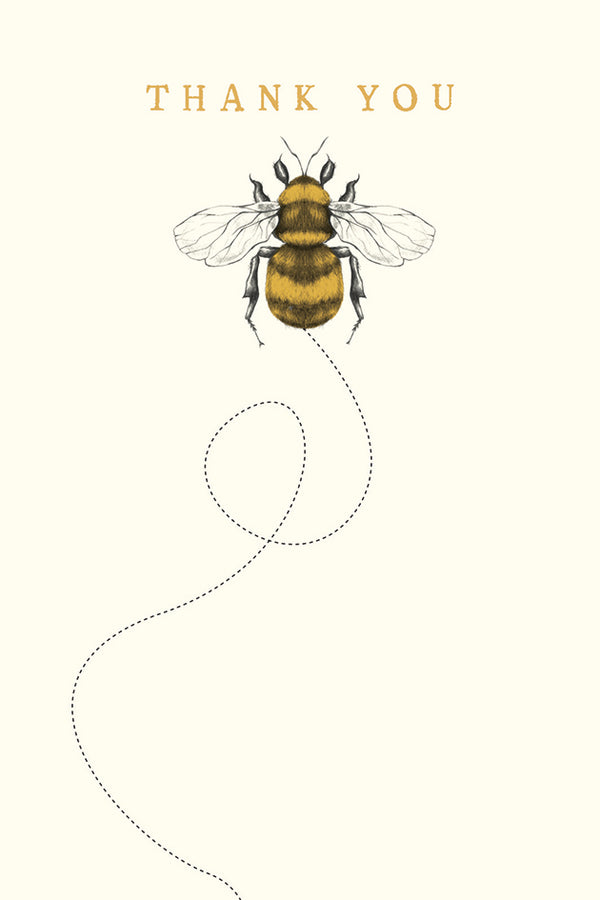 Bee Thank You Notecard Box of 10
