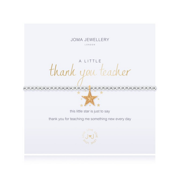A Little Thank You Teacher Bracelet