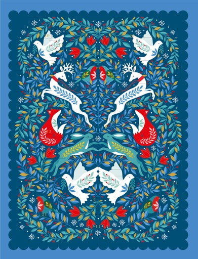 Merry & Bright White Stars Advent Calendar