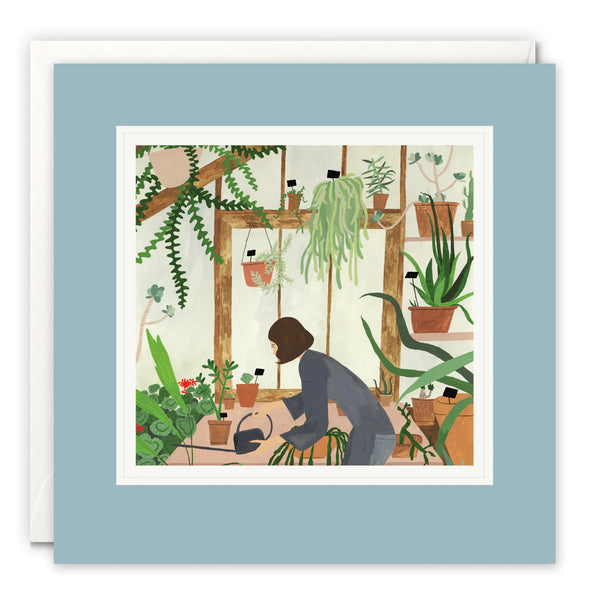 Succulent House Art Card