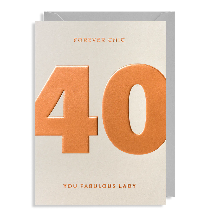 Forever Chic You Fabulous Lady Card
