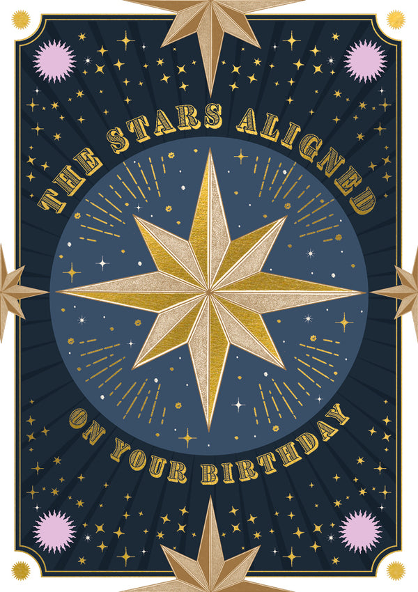 Stars Aligned Birthday Card