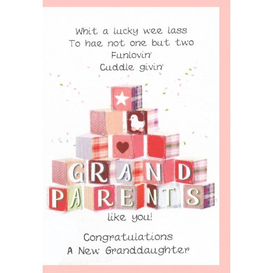New Granddaughter Card