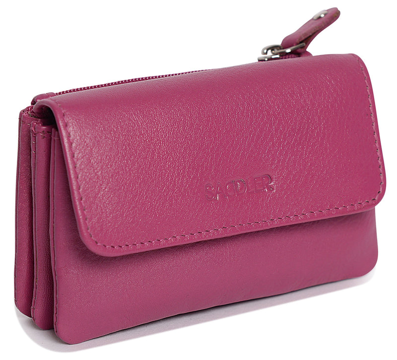 Lily Leather Flapover Coin Purse