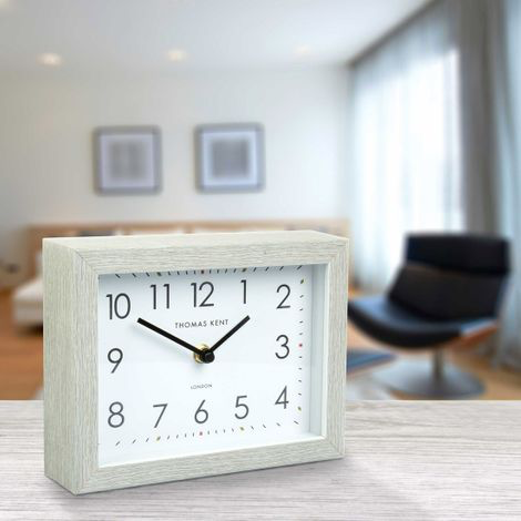 7” Smithfield Mantel Clock - Silver Birch