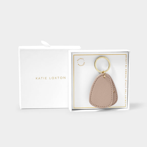 Enjoy The Little Things In Life Keyring - Taupe