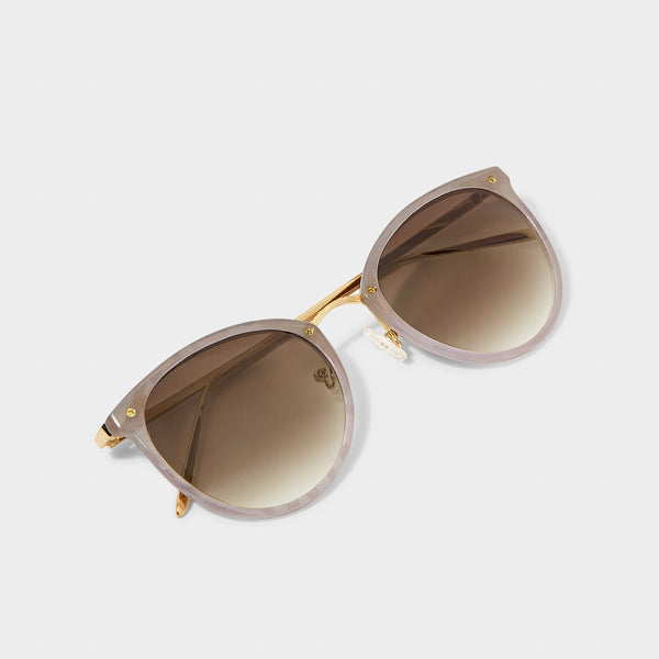 Santorini Sunglasses - Taupe Gradient