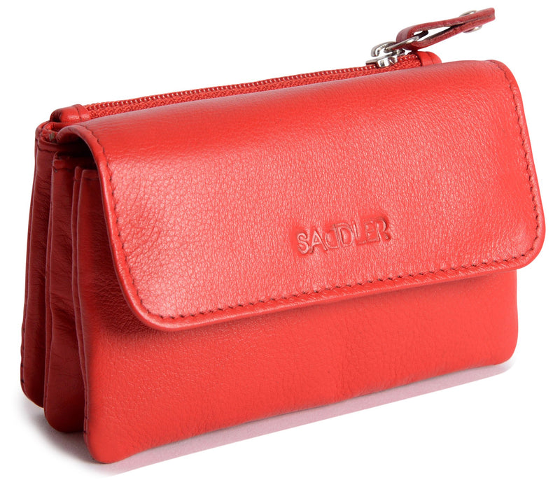 Lily Leather Flapover Coin Purse