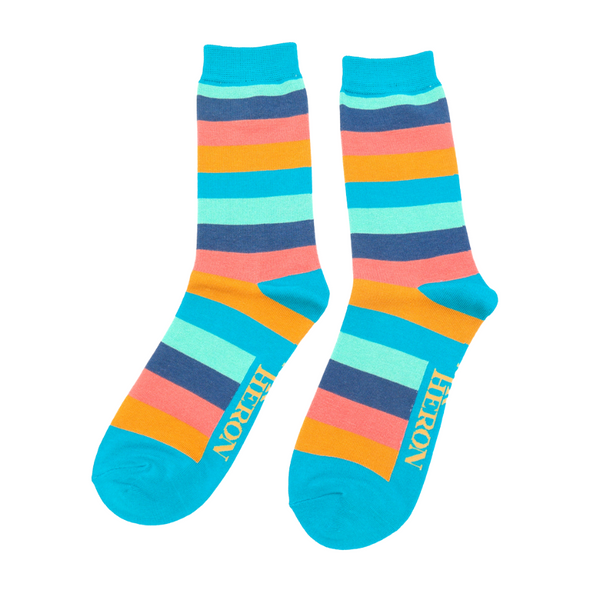 Rainbow Stripes - Turquoise