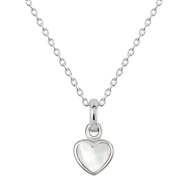 Dinky Mother Of Pearl Heart Pendant