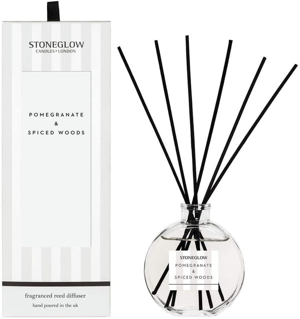 Pomegranate & Spiced Woods Reed Diffuser