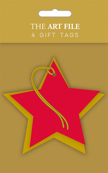 Star Gift Tags- Pack Of 4