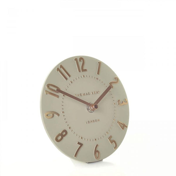 6" Mulberry Mantel Clock - Rose Gold