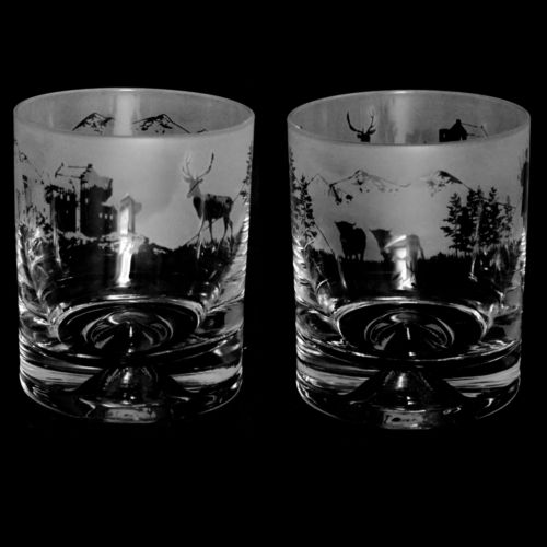 Scottish Scene Whisky Glass