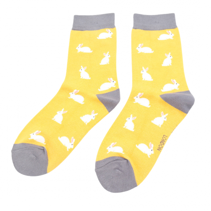 Rabbits Socks -Yellow