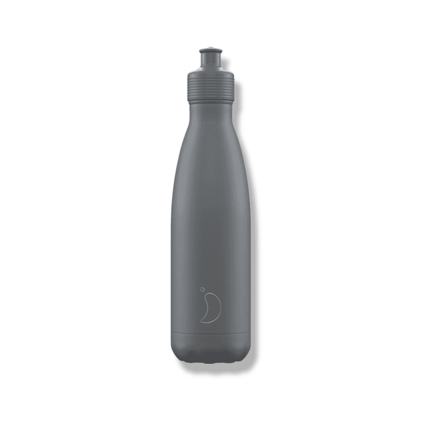 Sports Bottle - Matte Grey (500ml)