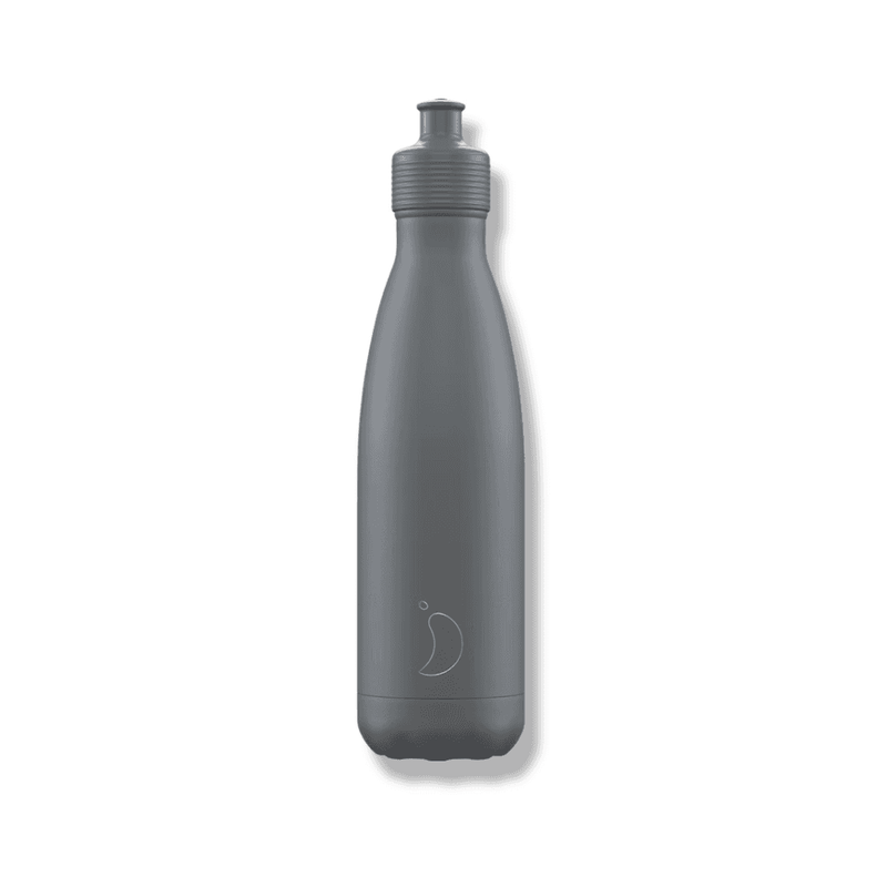 Sports Bottle - Matte Grey (500ml)