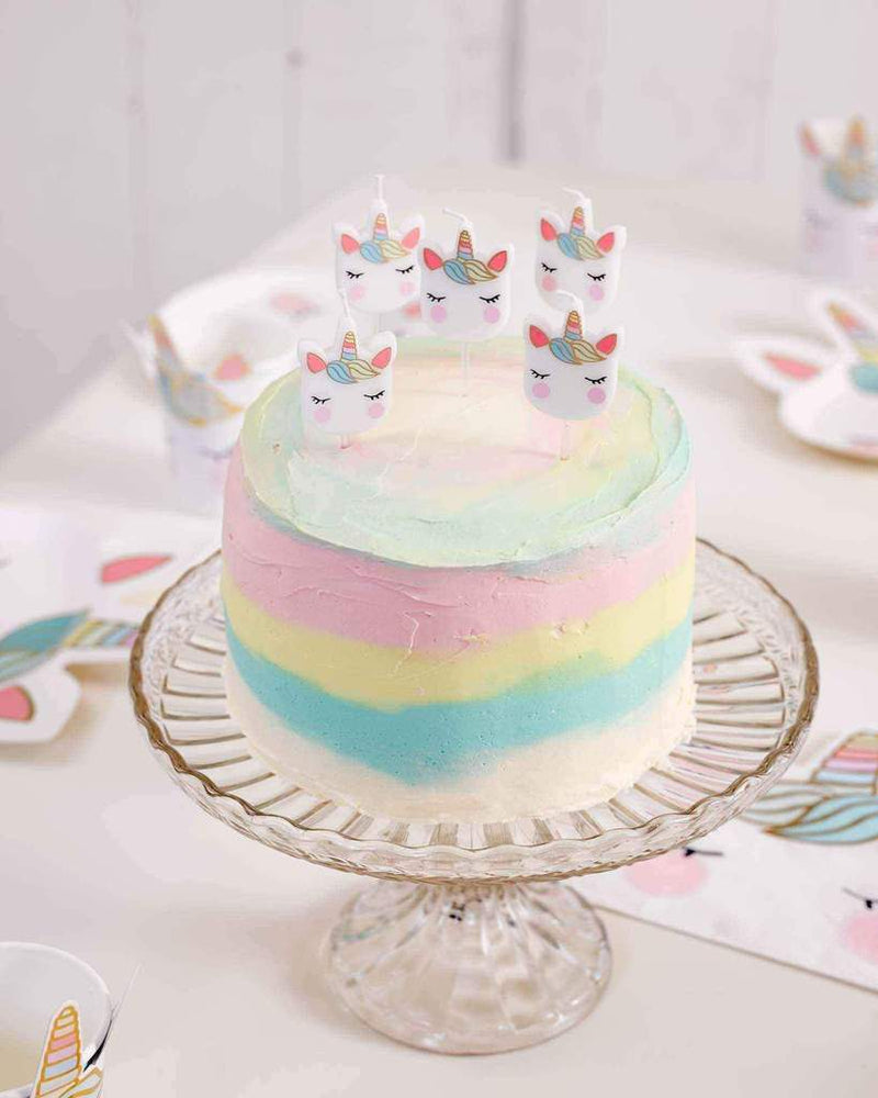 We Heart Unicorns Cake Candles